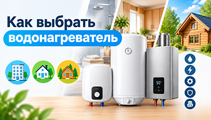 Проточный и накопительный водонагреватели